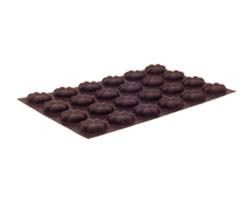 J.B. PRINCE M372 T MOLD FLEXIPAN FLOWERS 24 CUP