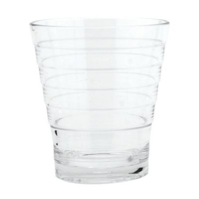 G E T ENTERPRISES SW-1712-CL TUMBLER ROCKS 12 OZ CIRQ PLAS CLR