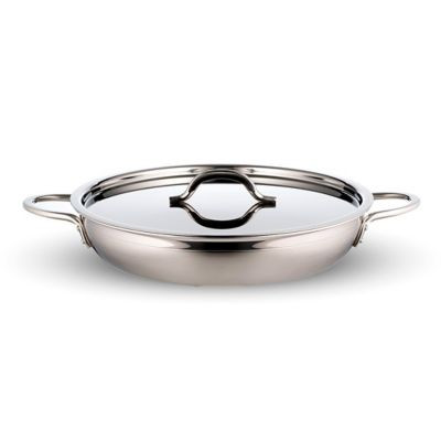 BON CHEF 60304-2TONESS SKILLET W/ COVER 1QT COUNTRY FRENCH SS