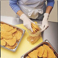 FOODHANDLER INC 20-FS8315 BAG FOOD STORAGE 8X3X15" PLAS