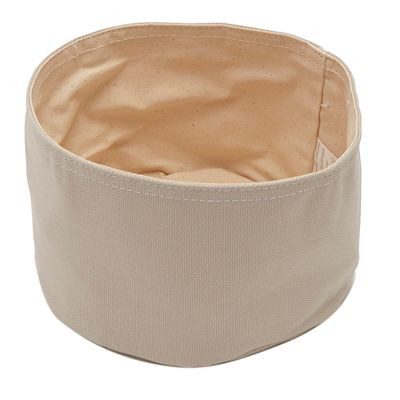 AMERICAN METALCRAFT TV3 THIS 6.25" CREAM / GRAY CANVAS BAG FROM 