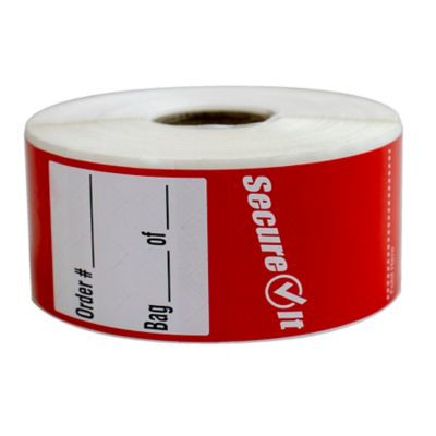 NATIONAL CHECKING P16SI-2 LABEL ROLL TAMPER-EVIDENT 1-1/2X6" 250