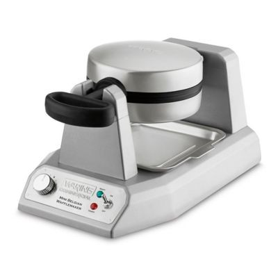 WARING COMMERCIAL WMB400X MINI-BELGIAN WAFFLE MAKER,1200 W,10.5" W