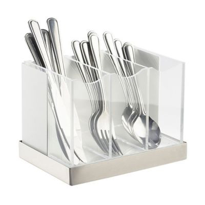 CAL-MIL PLASTIC PRODUCTS,INC. 3015-55 THIS LUXE FLATWARE ORGANIZER IS A GREAT 