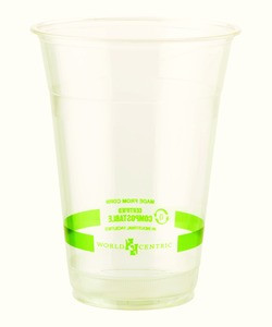 WORLD CENTRIC CP-CS-16 CUP COLD 16 OZ PLA CLR