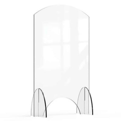 ROSSETO AG015 GUARD SNEEZE W/WINDOW 24X40" ACRYLIC CLR