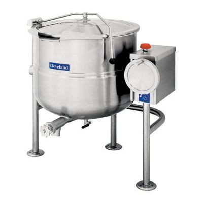 CLEVELAND RANGE KDL80TSH THESE SHORT SERIES TILTING STEAM KETTLES