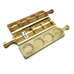 WILMAX USA ZG-660604 BOARD 17-1/2" 4 HOLE ACACIA ZAVIS GRN