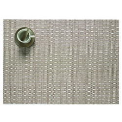 CHILEWICH SULTAN LLC 100580-001 PLACEMAT 12X16" THATCH PEBBLE