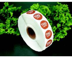DAYMARK FOOD SAFETY SYSTEMS 1100594 LABEL GENERAL PURPOSE RND 3/4" THURSDAY