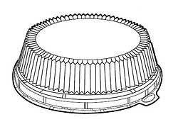 PACTIV 0CI800040000 LID DOME FOR 4-5 OZ BOWL PLAS CLR