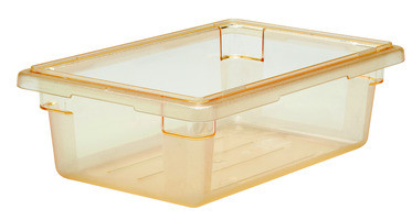 CAMBRO MANUFACTURING 12186CW464 BOX FOOD 12X18X6" CAMWEAR TRANSL YLW