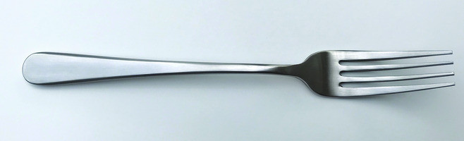 DON 1194947 FORK EURO WEST TOWN 18/0 SS 8 1/8"SATIN