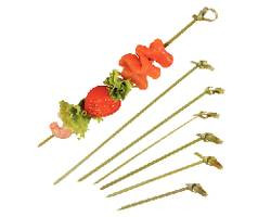 PACKNWOOD 209BBBCL150 SKEWER LOOP 6" NOSHI BAMBOO