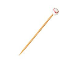 PACKNWOOD 210BBBASB12 PICK BASEBALL 4-7/10" BAMBOO