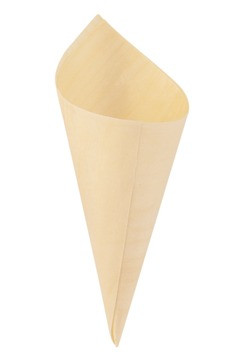 PACKNWOOD 210BBCO181 CONE MINI 7-1/10X5-1/10" WOOD