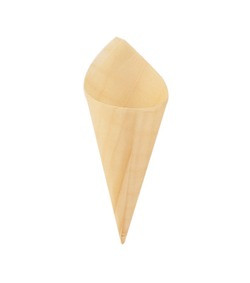 PACKNWOOD 210BBCO81 CONE MINI 1/4 OZ 1-1/3X3-1/3X2-1/3" WOOD
