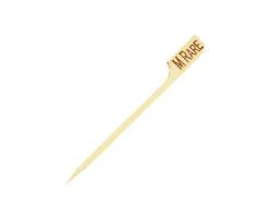PACKNWOOD 210BBMEDRA9 MARKER STEAK 3-1/2" WOOD MEDIUM RARE
