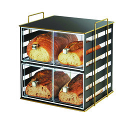 CAL-MIL PLASTIC PRODUCTS 22088-90 DISPLAY BREAD EMPIRE