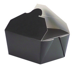 PACKNWOOD 210BIO1N BOX MEAL 4-1/2X3-1/2X2-1/2" BLK