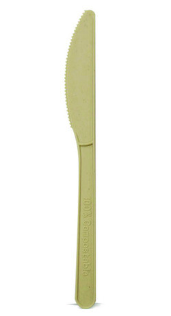 PACKNWOOD 210CVPL622BB KNIFE COMPOSTABLE 6" FIBER BAMBOO CORN