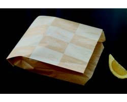 R3 PAPERCRAFT 300106 BAG PASTRY ARTISAN 6X2X8" PAPER BRN