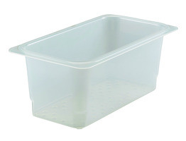 CAMBRO MANUFACTURING 35CLRPP190 PAN FOOD COLANDER 1/3 SZ 5" PP TRANSL