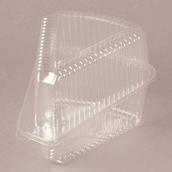 WNA CHELMSFORD 503230 CONT 7X4" PIE SLICE PLAS CLR