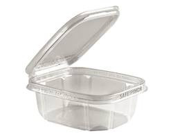 ANCHOR PACKAGING INC 4512025 CONT HINGED 12 OZ 6X5" SAFE PINCH CLR