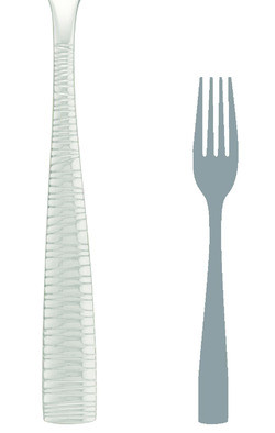 STEELITE INTERNATIONAL 5732HS021 FORK DINNER 8-1/8" PIROUETTE- HALF SATIN
