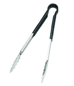 BROWNE FOODSERVICE 5512BK TONG 12" W/ BLK COATING SS