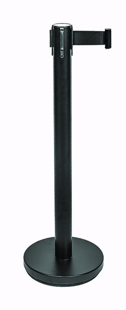 CENTRAL SPECIALTIES 5800BK-BLK STANCHION STANDARD 6' BELT - BLK