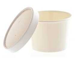 R3 PAPERCRAFT 75000397 CONT SOUP 12 OZ W/ LID PPR WHT