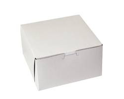 BOXIT CORPORATION 774B-261 BOX BAKERY LOCK 7X7X4" WHT