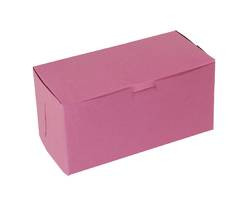 BOXIT CORPORATION 844B-195 BOX BAKERY LOCK 8X4X4" STRAWBERRY