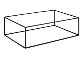 WORLD TABLEWARE INC APS 15504 STAND BUF RECT 20-7/8X12-7/8X6-1/2" ASIA