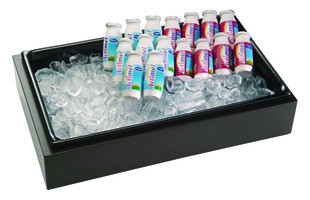 WORLD TABLEWARE INC APS 14970 BOX ICE 3 PC RECT WOOD BLK