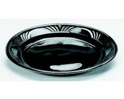 D&W FINE PACK LLC BP06P-07 PLATE 6" PLASTIC PEARL BLACK