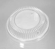 D&W FINE PACK LLC CL210-090 LID DOME POLYSTRY 9" CLEAR
