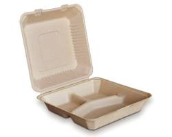 YOURGREEN2GO CS240-3HD CONT TO GO CLAMSHELL 10" 3 COMP HD NAT