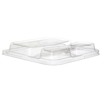 ECO-PRODUCTS EP-SCS93LID LID SQR F/9" 3 COMP CONT WORLDVIEW PLA C