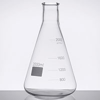 AMERICAN METALCRAFT GF68 FLASK CHEMISTRY 68 OZ GLASS