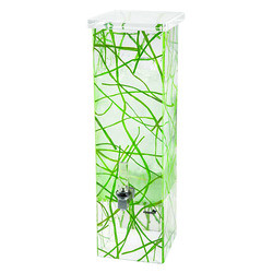 ROSSETO LD208 DISP BEV SQR 2GAL 7-1/2X23-1/2" SEAGRASS