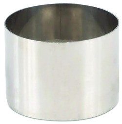 J.B. PRINCE M701 3 RING PASTRY RND 3X2-2/5" SS