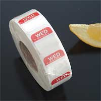 DAYMARK FOOD SAFETY SYSTEMS IT1100373 LABEL DISSOLVEAWAY 3/4X3/4 WED