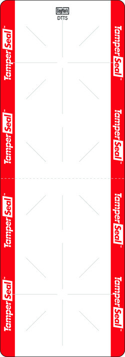 DAYMARK FOOD SAFETY SYSTEMS IT118676B LABEL TAMPER EVIDENT 2-1/5X6-1/4" 350CT