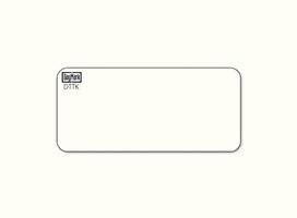 DAYMARK FOOD SAFETY SYSTEMS IT115695B LABEL BLANK ID 2-1/5X1" DTTK 2000CT