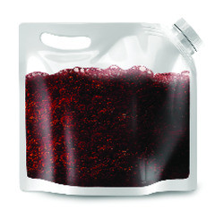 RP & ASSOCIATES RP1/2GBEVBAGCLEAR BAG BEV 1/2 GAL W/SCREW CAP CLR