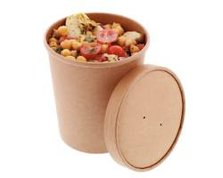 AMERCAREROYAL - NP&PC PFC16NCOM CONT FOOD 16 OZ W/LID KRAFT