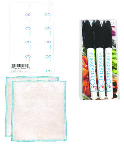PURACYCLE LLC PURA-KIT-STAN-LMC-50 KIT 50 PLAIN LABEL/3 MARKER/2 CLOTH